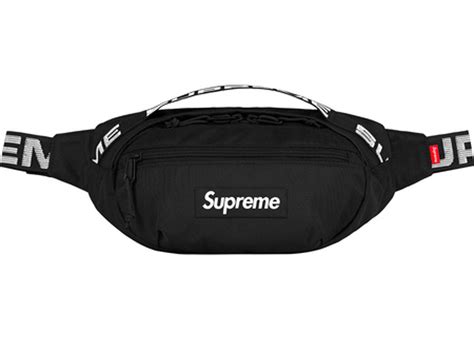 supreme waist bag ss18 replica|supreme fanny pack black.